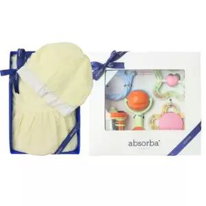 [갤러리아] (압소바출산,백일,아기바디슈트)비키반소바디슈트+5종딸랑이세트(A13-10627SET)