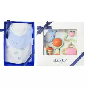 [갤러리아] (압소바출산,백일선물,귀여운유아복)트오렌반소바디슈트+5종딸랑이(A13-10631SET)