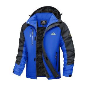 마그콤센 남성 겨울 스키 재킷 눈 방수 따뜻한 플리스 코트 스노보드 작업 단열 파카 레인코트