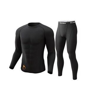 남성용 CL 콘발라리아 보온 속옷 롱 존스 플리스 안감 사냥 장비 세트 추운 날씨용 기본 레이어 XS-4XL