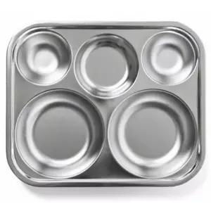 스텐 식판 급식판 배식판 성인식판 원형 3찬 소 원형3찬식판 소