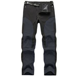 앱틴트 남성 하이킹 스노우 팬츠 스키 겨울 플리스 안감 발수 소프트쉘 야외 캠핑 워킹 낚시