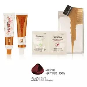 [에스에스_62]보호 첨가 자극을 줄인 헤나 염색약 적갈색