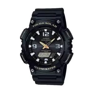 카시오 AQ-S810W-1B 군인 스포츠 남성 우레탄 아나디지 손목 시계