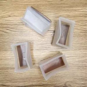 실리콘의자캡 직사각형 대형 반투명 4P 1세트