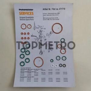 푸츠마이스터 콘크리트 펌프용 붐 O 링 도장 키트 471710
