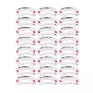 [에스에스_62]가이드 눈썹가이드스티커 눈썹모양 틀 24종