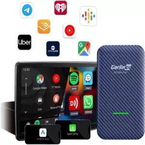 CarlinKit 4.0 무선 CarPlay 2026 - OEM 팩토리 유선 y Cars 2 in 1. 플러그 앤 플레이 유선에서 무선으로