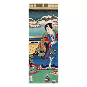 일본 이자카야 벽화 벽장식 스시집  동양화