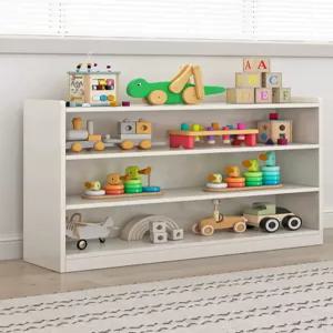 수납장 가방 교실 학원 현관 옷장 정리 수납 캐비닛 웜화이트 벽걸이 책정리대