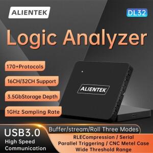 ALIENTEK 로직 분석기  DL32 32 채널  USB3.0 프로토콜 디버그 디코딩 소프트웨어  1G MAX  레이트 도구