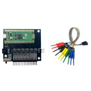 베스트셀러-로직분석기 V6.0 400Mhz 24채널 로직 분석기  훅 클립 소프트웨어 윈도우  OSX 및 기타 운영체