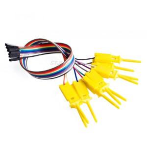 10피스  품질  후크 클립의 로직 분석기 폴더. USB 24M 8CH의 경우