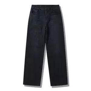 지프 JEEP 공용) 블랙 와이드 데님팬츠 청바지 JQ1DPU503 212197
