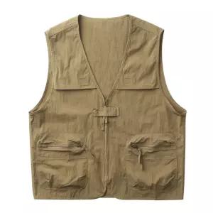 남성용 조끼 봄가을 카고 데님 작업복 목공 작업 KS1