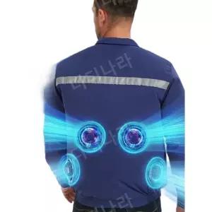 여름 선풍기잠바 냉풍 쿨냉방 냉각조끼 아이스 쿨링 점퍼 작업복 자켓