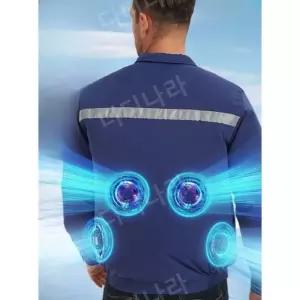 여름 선풍기잠바 냉풍 냉각조끼 자켓 아이스 쿨냉방 작업복 쿨링 점퍼