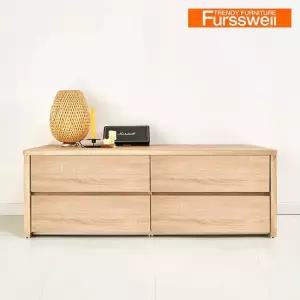 퍼스웰 로이스 UV하이그로시 1500와이드 2단서랍장 NC_009