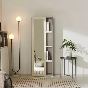 네오 카렌드 4단 600 전신거울 수납장 NES1455