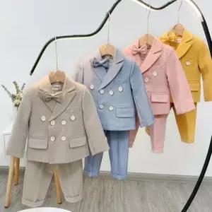 팜므 유아 아기 정장 아동 남아 돌아기 봄가을 컬러 4종세트