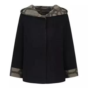 [베스띠벨리]울혼방 롤업 히든버튼 후드 코트 ( BJHRX2649 )