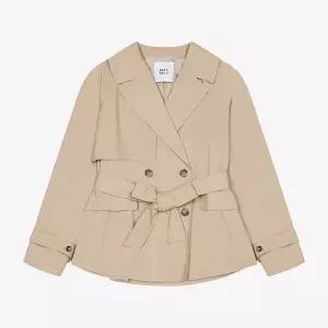 [베스띠벨리]벨티드 미디 트렌치코트 ( BKMAB2172 )