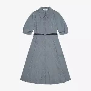 [베스띠벨리]체크 벨티드 집업 원피스 ( BKOAF2545 )