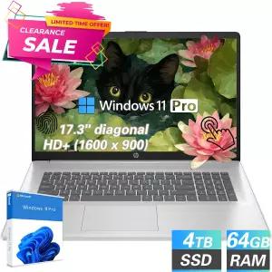 HP AI LAPTOP 랩탑 노트북 17.3 터치 후방lit Intel Core 울트라7 UPTO 64GB RAM 2TB SSD 솔리드 스테이트