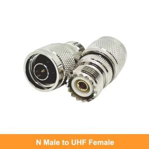 N 남성 여성-PL259 SO239 UHF 여성 RF 동축 어댑터 커넥터 키트 안테나 케이블 CCTV
