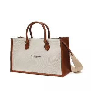 매장정품 JILLSTUART 질스튜어트 [뉴페이퍼] 아이보리 캔버스 북토트백 (14인치노트북수납) JABA5E330 I2 1