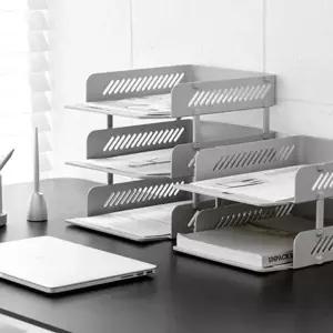 [셀러에이드]그레이 EL 서류받침 2단 시스맥스 서류 페이퍼 트레이 문서 정리