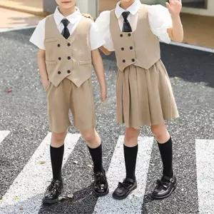 브라운 영국식 교복세트 교복 학생복 (키즈-성인).