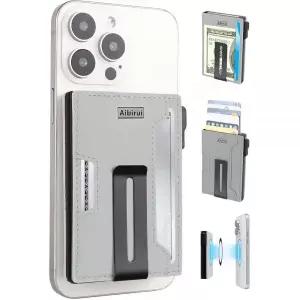 Aibirui Wallet for men,Magsafe Wallet with Money Clip,Ridge Wallets for Men | Magnetic wallet for iP