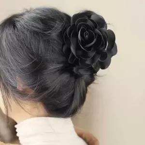 꽃핀 집게 핀 반묶음 헤어집게핀 당고머리 헤어집게