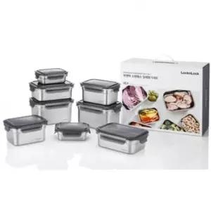 신혼선물 락앤락 스텐하드 밀폐용기 기프트세트 8p