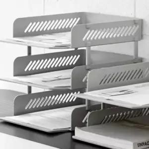 [문구/오피스] 문서 정리 서류받침 2단 트레이 문서거치대 서류보관함