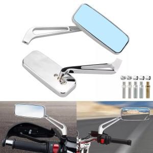 할리  호환  가와사키 스트리트 스포츠 자전거 쵸퍼 크루저 범용 용 8mm 10mm 바이크 오토바이 후면보기 사