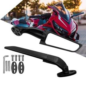 스트리트 레이싱 스포츠 자전거 용 범용 바이크 오토바이 윈드 윙 백미러 Honda CBR Kawasaki Ninja Suzuki