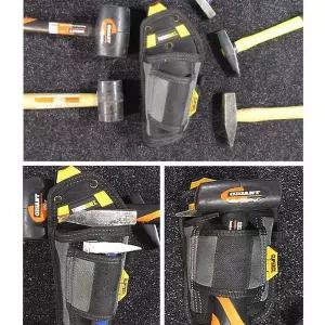 [RIZPICK]터프빌트 공구집 파우치 2구 망치 못 주머니 벨트 공구박스