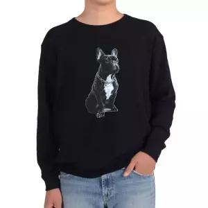 기모맨투맨 강아지 불독 프렌치 불독 단단한 체구 든든함그림