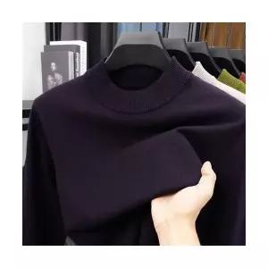 남사친 니트 추동 이너 데일리 터틀넥 솔리드 반폴라 연간 긴팔 다올4