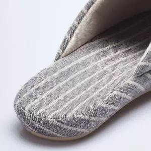 사계절 층간소음 방지 실내 슬리퍼 거실 침실용 편안한 착용감스트라이프 방수 용슬리퍼 실내화 거실화 침