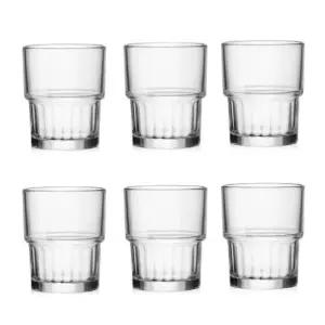 보르미올리 유리컵 200ml 6P 세트투명잔 투명 물컵 음료 유리물 주스