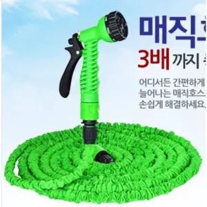 I30002-3A 매직호스 7.5m 15m 물호스 세차꼬이지않는 분사용 고급 가정용스프링 베란다 다호수 세차용 호스