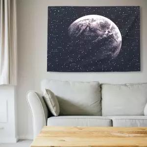 대형 패브릭 포스터 별이 빛나는 하늘 M인테리어소품 벽고리 집게포함 아트 장식 홈갤러리 인테리어 꾸미기