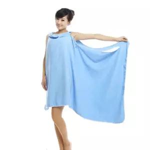 여성 블루 호텔가운 목욕 샤워타올가운 프리미엄 사우나치마 원피스 골프 사우나