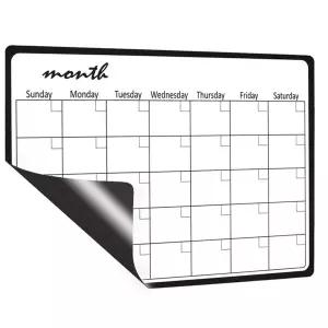 미니멀 자석 월간계획 화이트보드1개식단표 냉장고메모 메모 시트 스케쥴 냉장고표