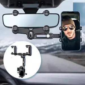 백미러 스마트폰 거치대 360도 회전 룸미러 각도조절