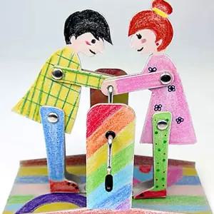 안녕하세요 5인 세트 초등 DIY만들기 교육 실험키트오토마타만들기 원리학습 과학교구 어린이과구 키즈과구