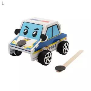 폴리스자석자동차 만들기 5인세트과학키트 실험 초등 완구 학습 상자